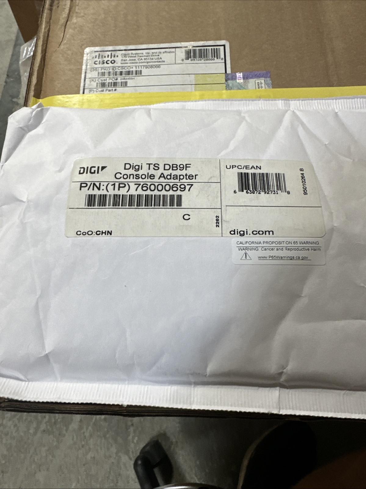 [ I ] DIGI 76000697 TS DB9F CONSOLE ADAPTER 4-PACK