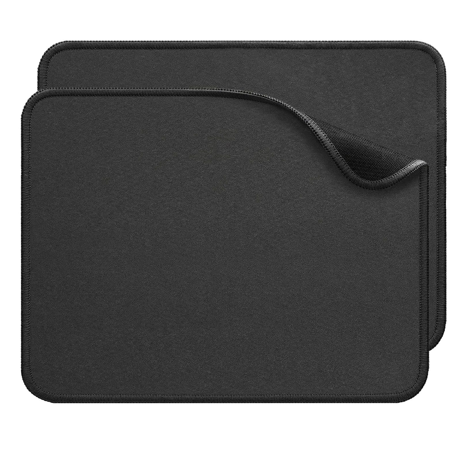 2-Pack Non-Slip Mouse Pad Stitched Edge PC Laptop For Computer PC Gaming Rubber