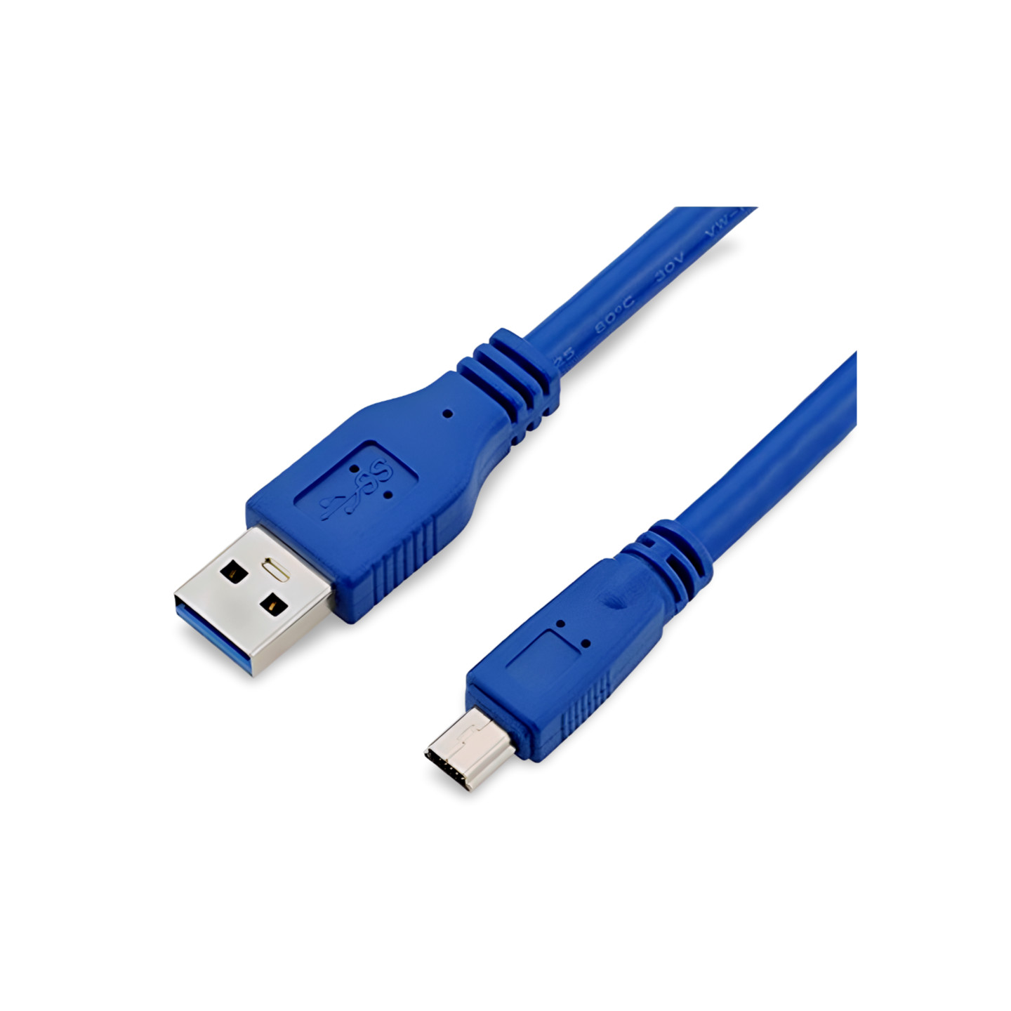 4.9ft USB 3.0 USB A to Mini B 10 Pin Cable - Blue