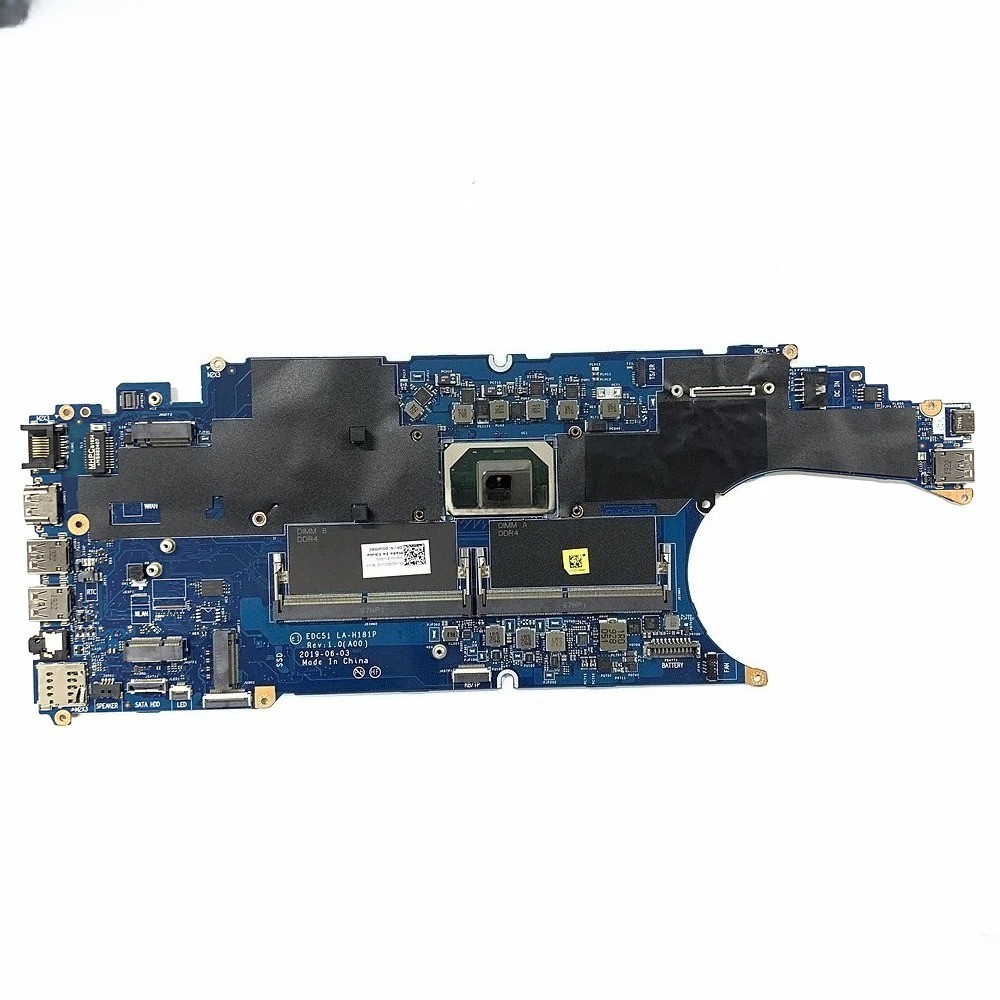 LA-H181P 0GWDNC For DELL Latitude 5501 Laptop Motherboard SRFCN I7-9850H DDR4