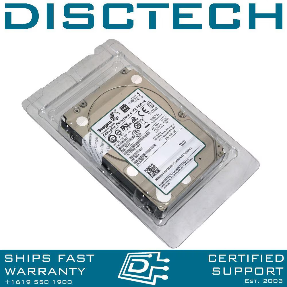 Seagate ST600MM0008 600GB 2.5" 12Gbps 10K RPM 4Kn Enterprise SAS HDD