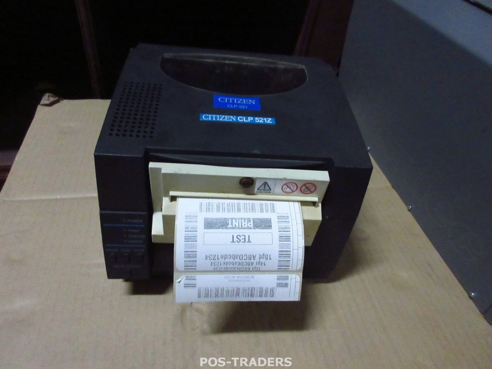 Citizen CLP-521 Direct Thermal USB LAN NETWORK Label Printer Printer POS TESTED