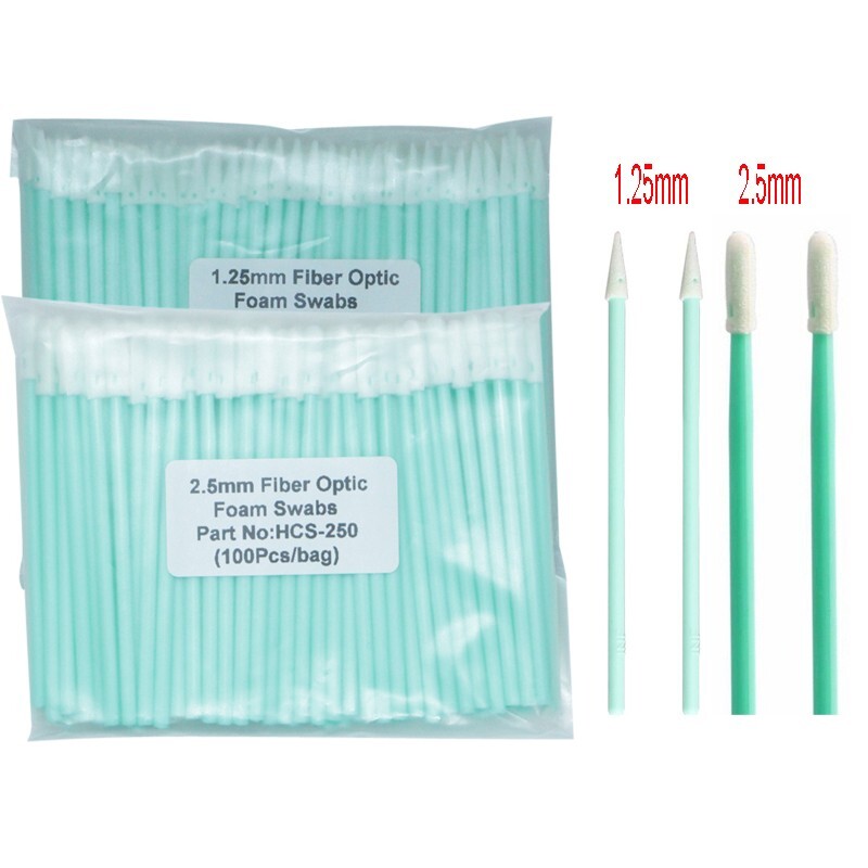 200pcs Industrial Cleanroom Fiber Cleaning Stick Sponge Tip Cleaning Swab Stick