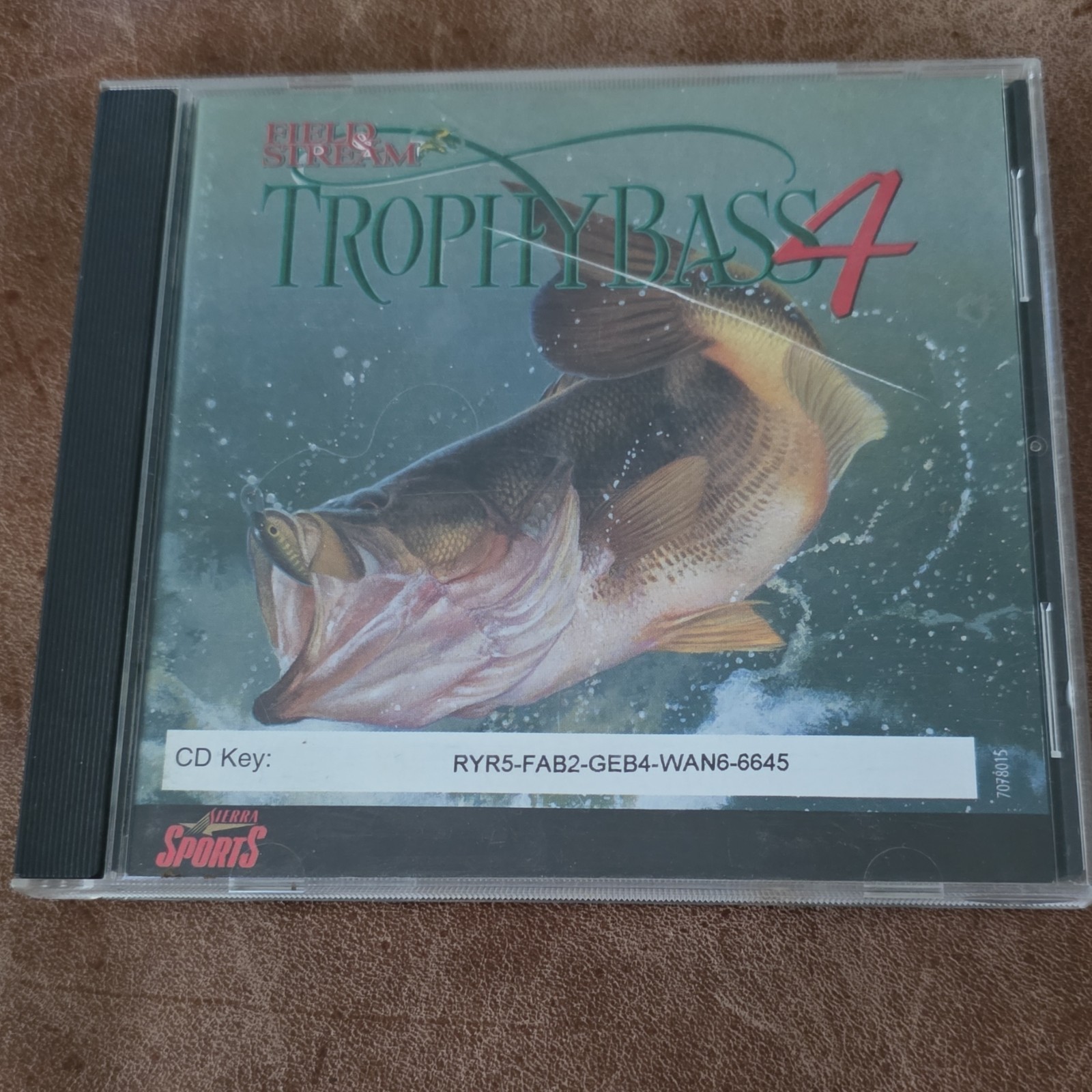 Sierra Sports Field & Stream Trophy Bass 4 PC Game CD-ROM for Windows English