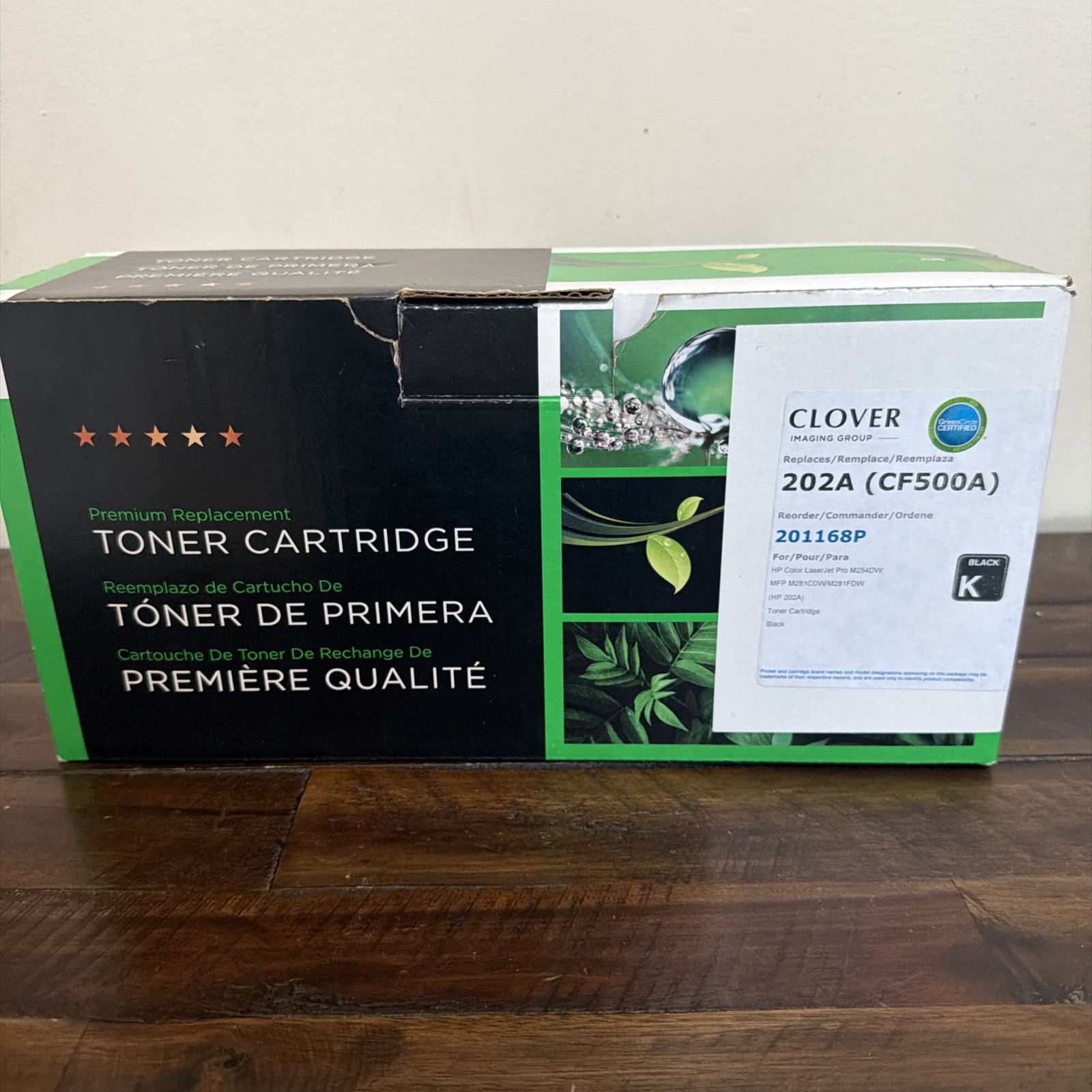 NIB New Clover Toner Cartridge Replacement for HP CF500A (HP 202A) | Black