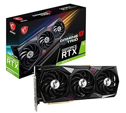 MSI GeForce RTX 3070 GAMING X TRIO 8GB GDDR6 Graphics Card Non LHR