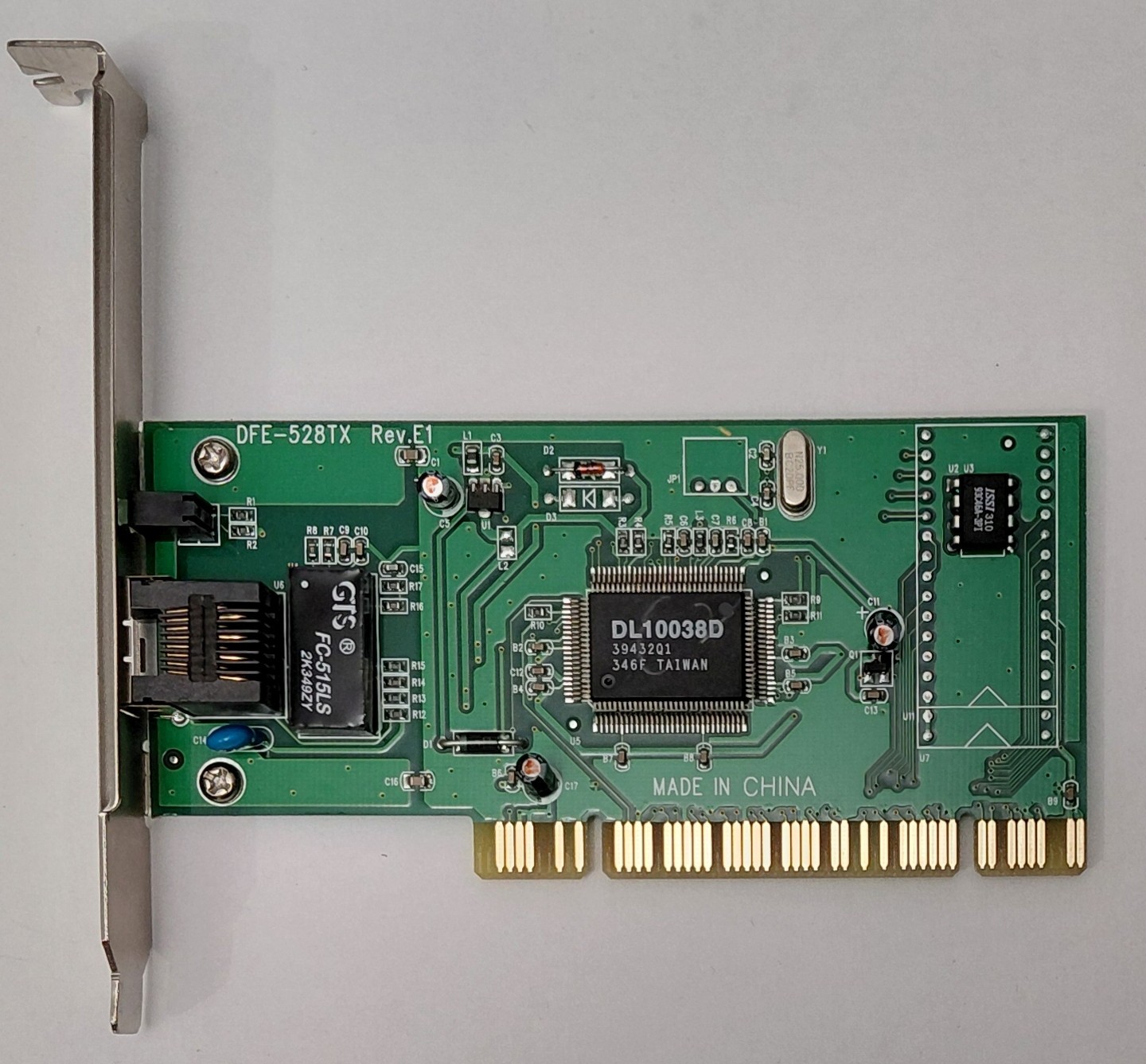 D-Link DFE-528TX PCI Network Card (RJ45, Ethernet, DL10038D, Retro, 2003)