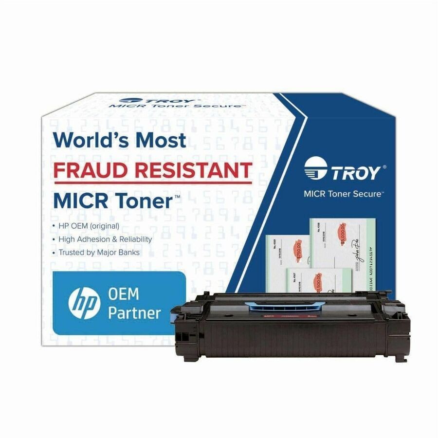 MICR Toner Secure M806E High Yield Laser Cartridge Alt HP25X CF325X Black 1 Each