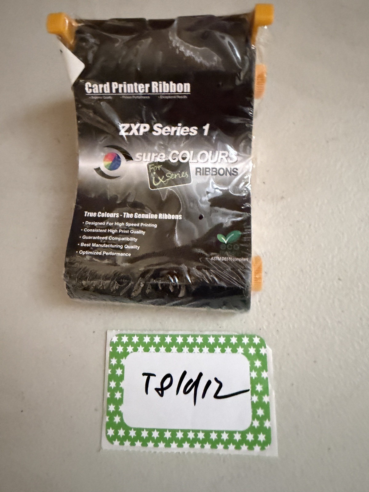 ZXP Series 1 Card Printer Color Ribbon Cartridge ID Badge Printer Sealed