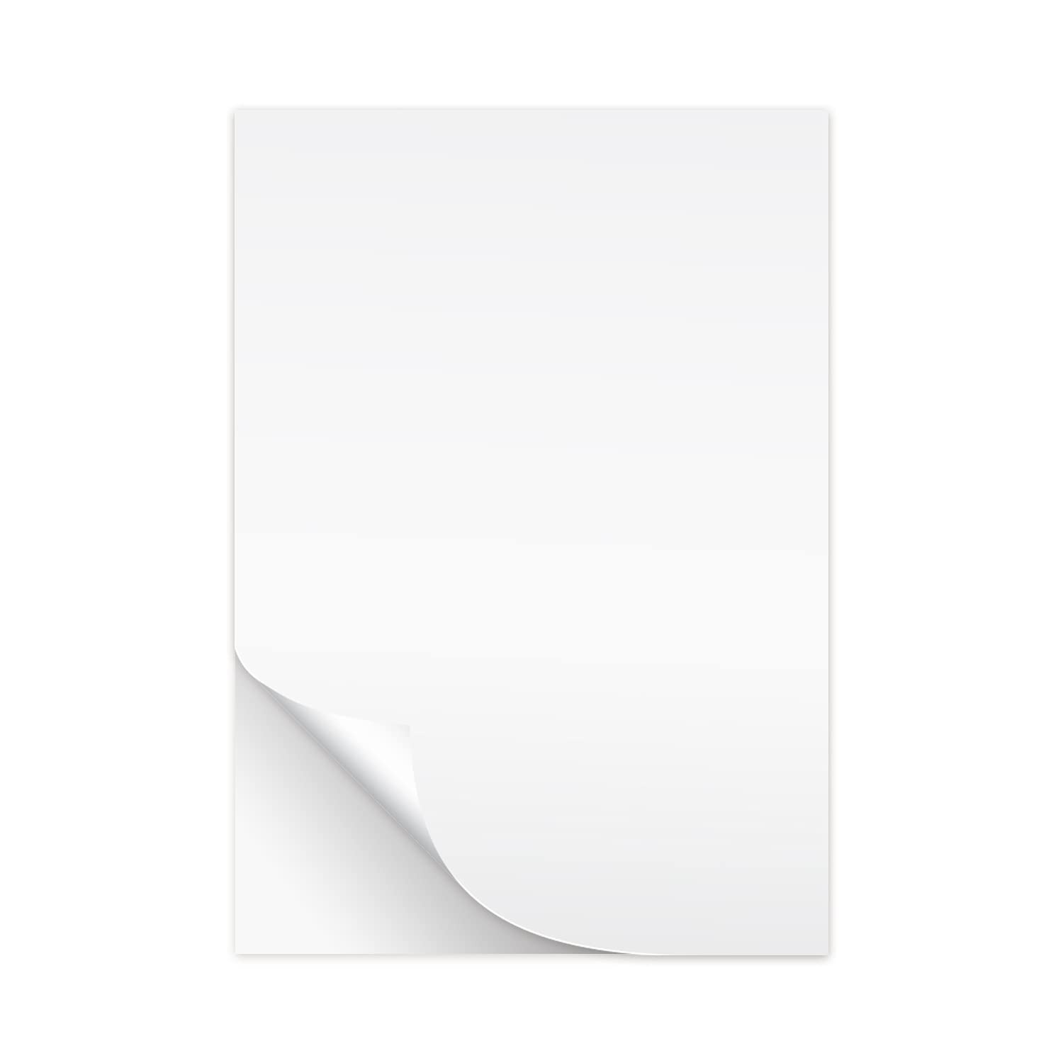 White Matte Sticker / 30 Sheets Pack / 8.5" x 11" DIY Label Sheets/Made In Th...