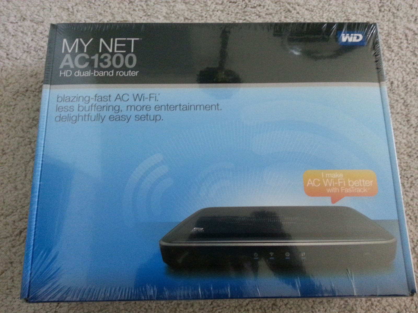 Western Digital My Net AC 1300 Dual-Band (WDBWNJ0000NBL-HESN)  Wireless Router