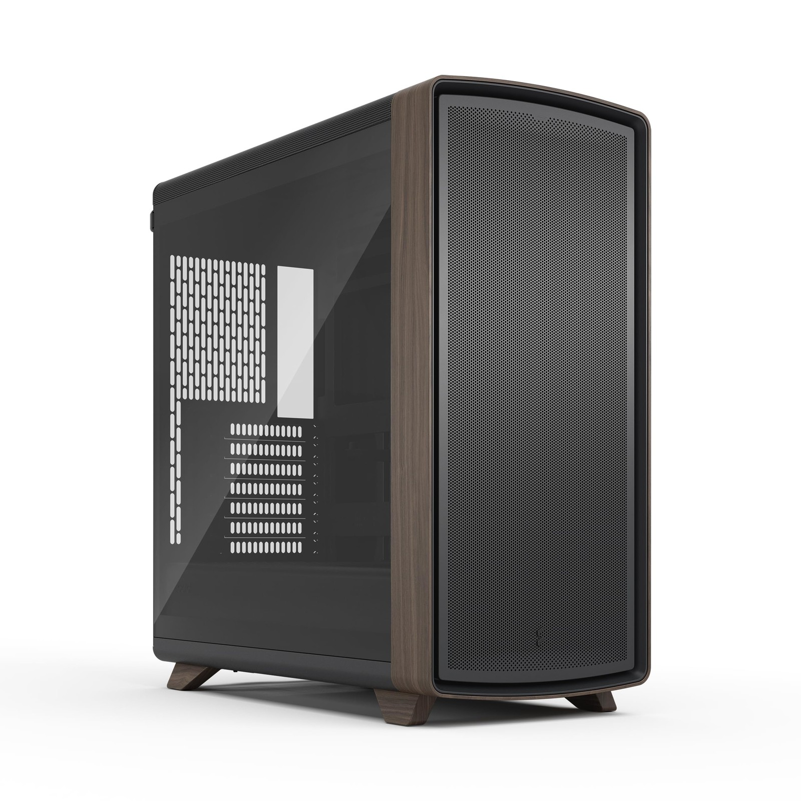 Fractal Design Summit Black TG Walnut PC Gaming Case