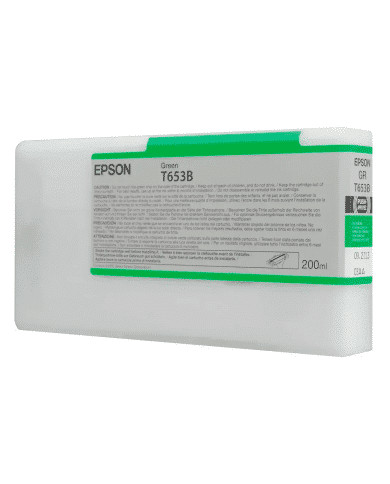 Epson T653 UltraChrome HDR 200 mL Green Ink Cartridge [T653B00]