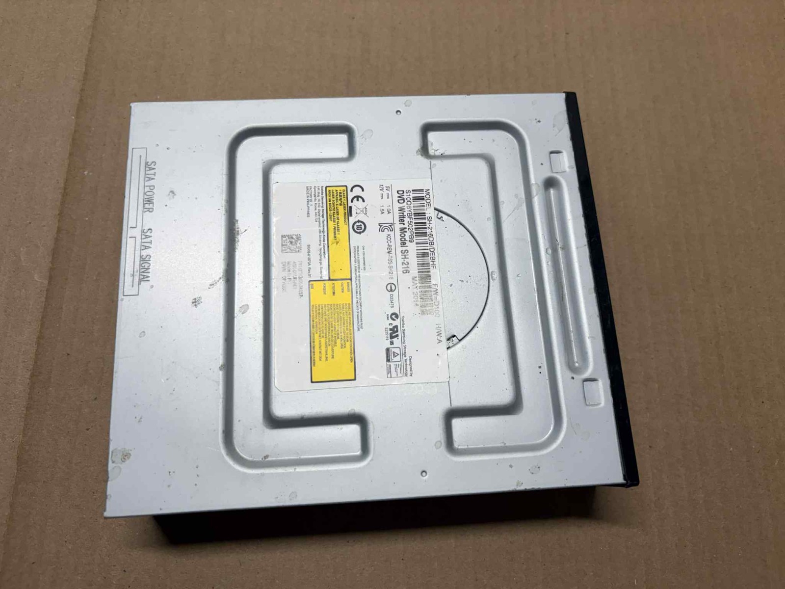 TOSHIBA SAMSUNG MULTI DVD-RW Rewritable OPTICAL DRIVE SH-216DB/DEBHF 0P7G5K