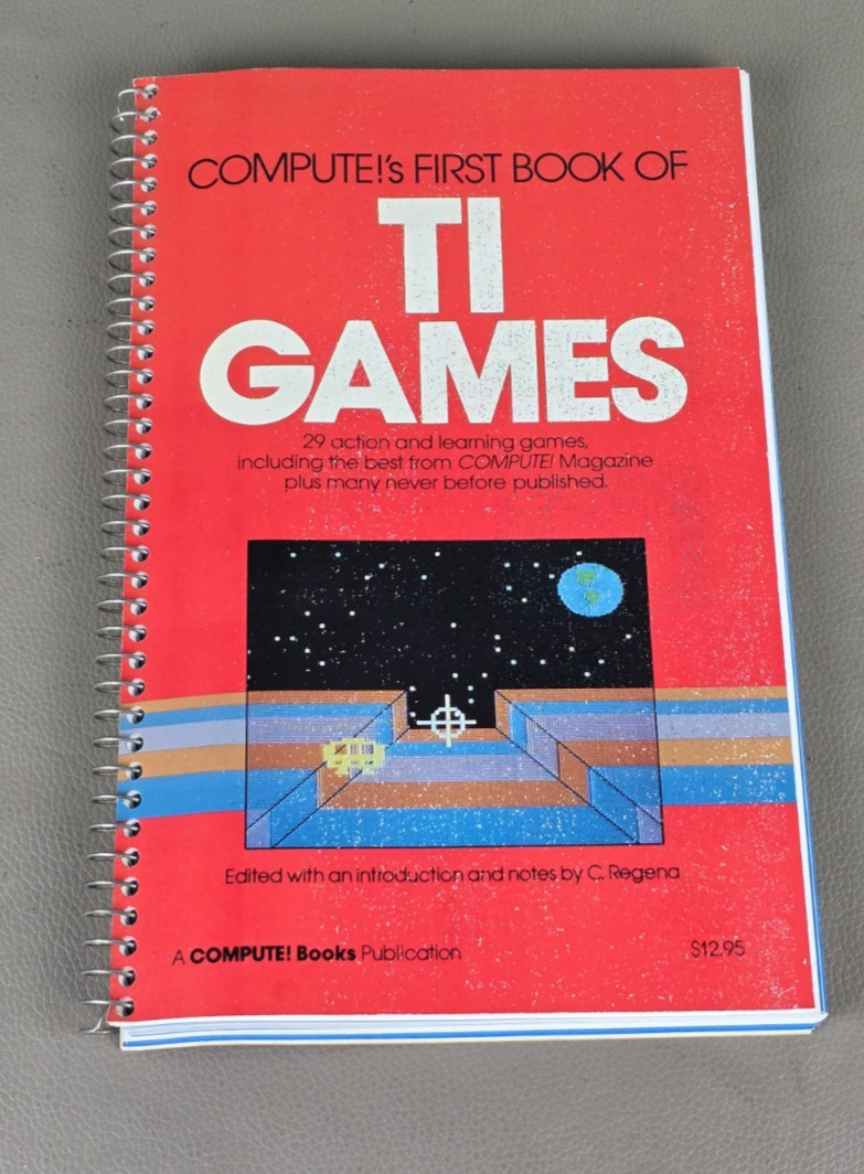 New TI-99/4A TI99 COMPUTE First Book of TI GAMES Programs Manual P-234