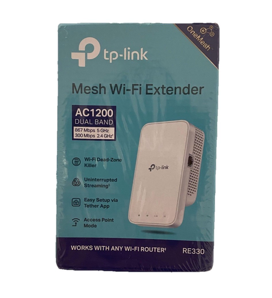 TP-Link RE300 Mesh Wi-Fi Range Extender AC1200 Dual-Band – New Sealed