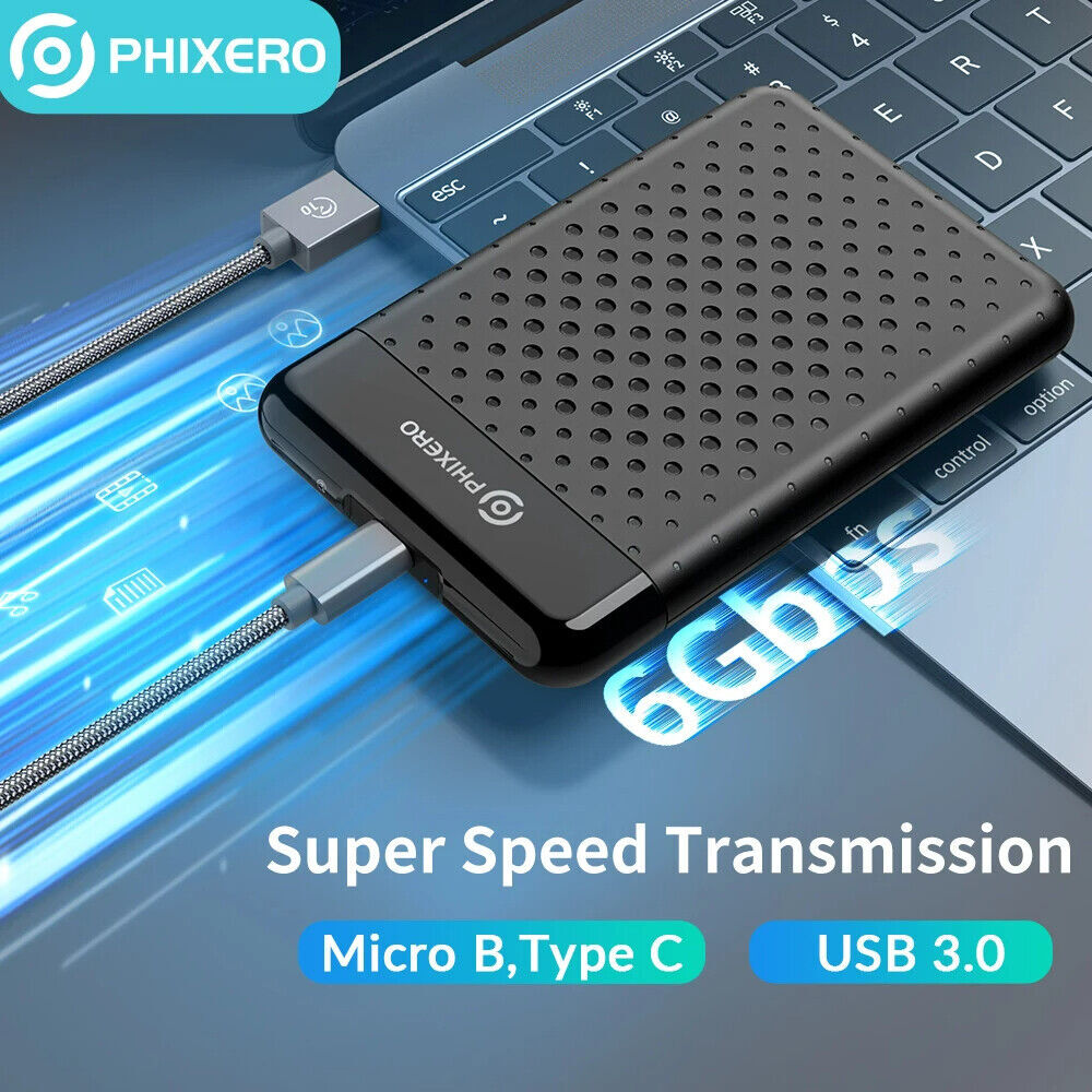 2.5" Inch SATA USB 3.0 Hard Drive Disk HDD SSD Enclosure External Laptop Case