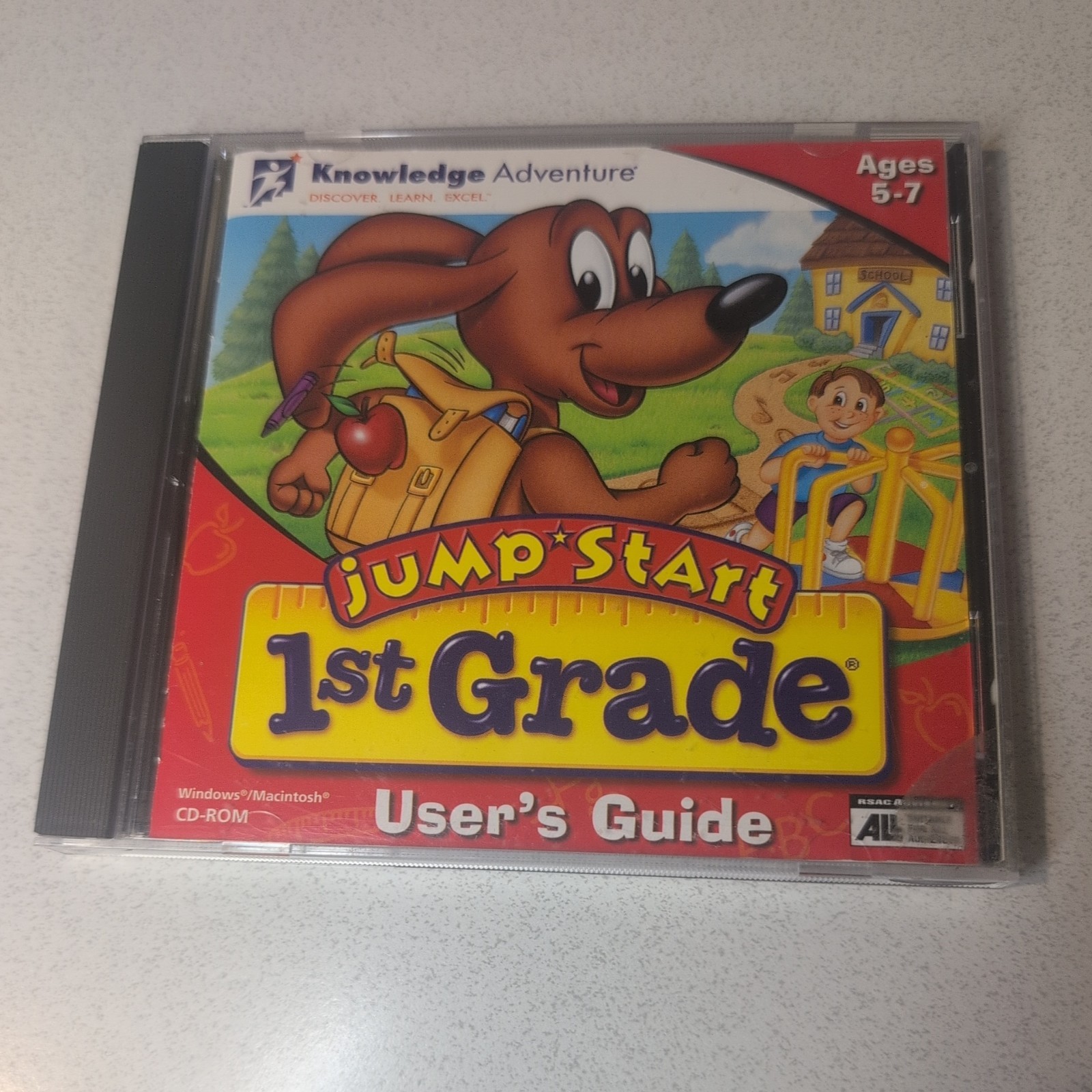 Jump Start 1st Grade Knowledge Adventure CD-ROM Homeschool Educational Learning