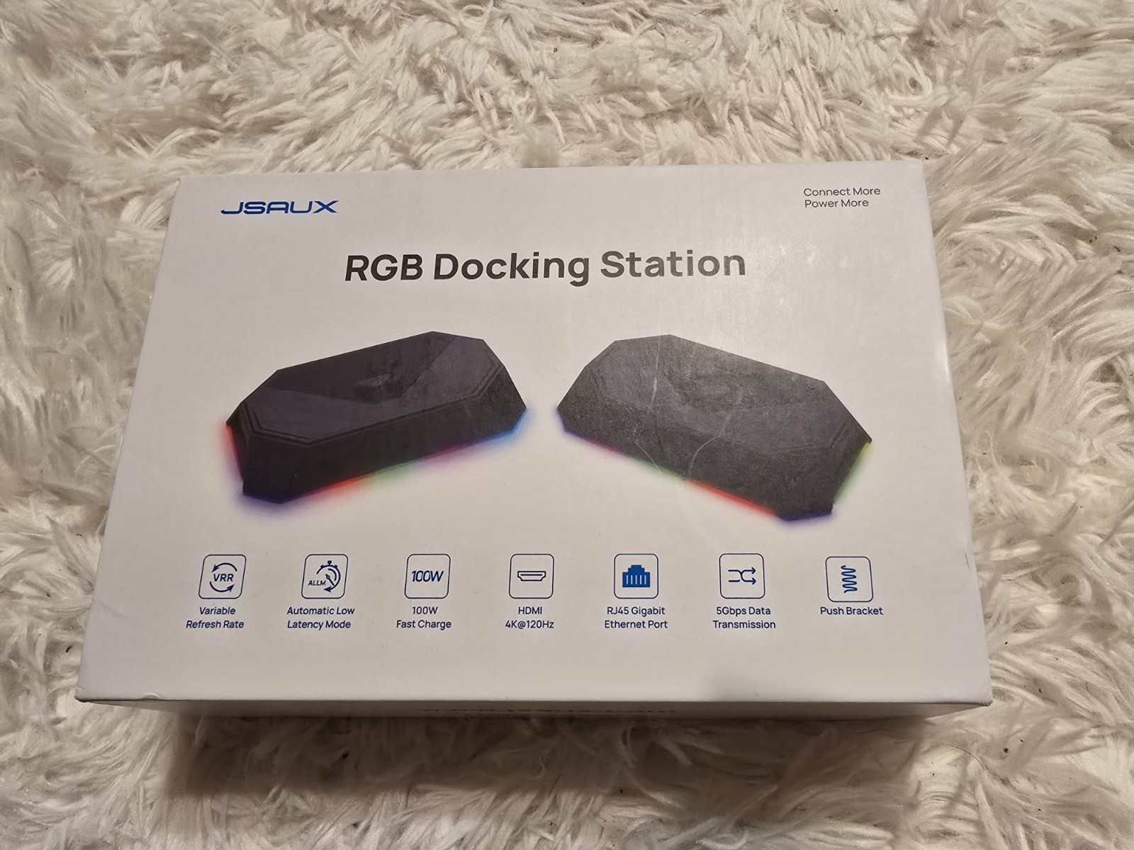 JSAUX RGB Docking Station 12-in-1 USB-C 4K120Hz VRR HB1201S