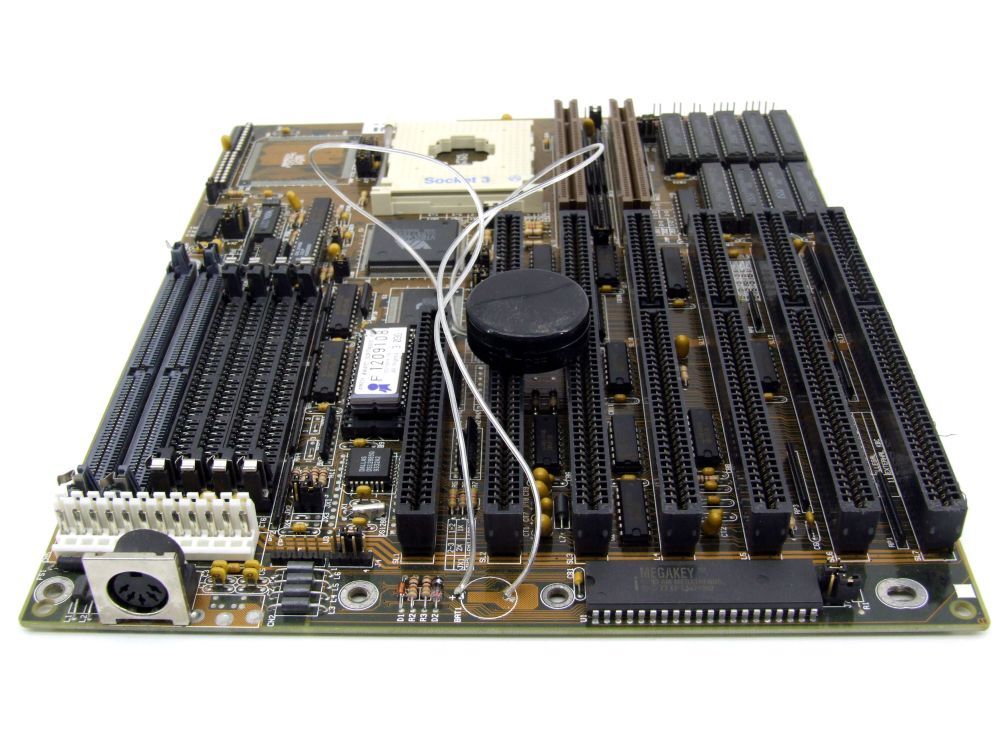 FIC 486-GVT-2 Vintage Mainboard Socket 3 PC VLB Motherboard VIA Chip 256KB Cache