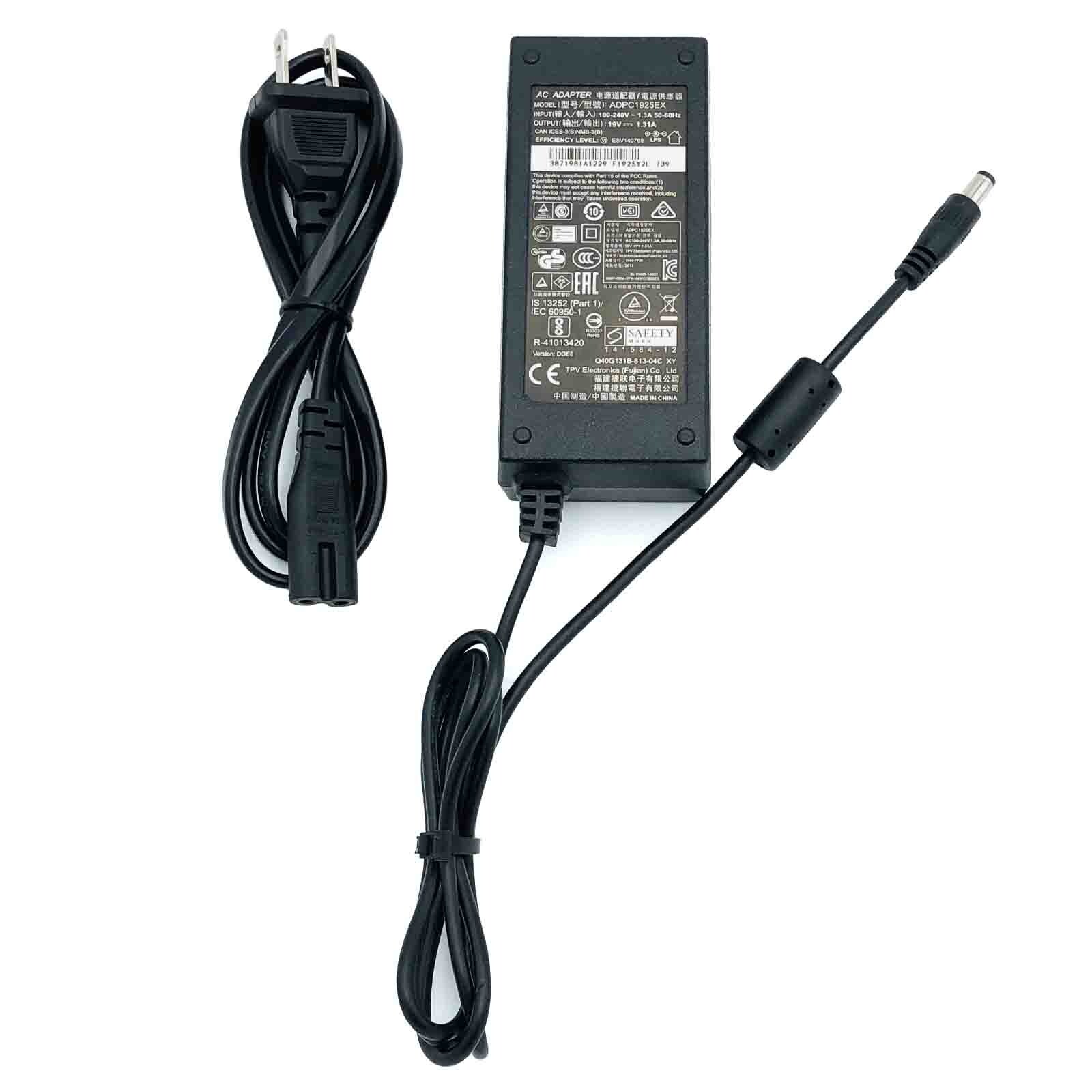 Genuine Philips TPV Electronics ADPC1925EX AC/DC Power Adapter 19V 1.31A 25W