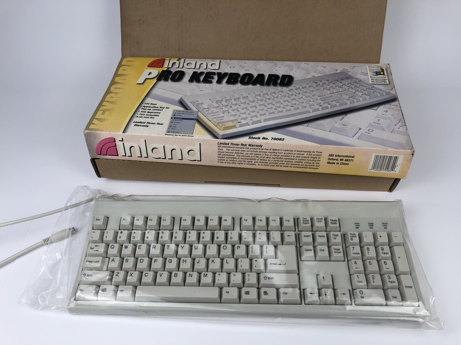 INLAND PRO KEYBOARD 2000 STOCK NO. 70082 NEW OPEN BOX