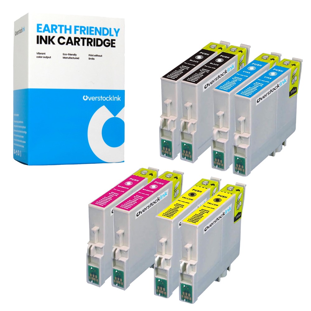 8PK Compatible OSI Printer Ink Epson 60 for Stylus C68 C88+ CX4800 CX5800 CX7800