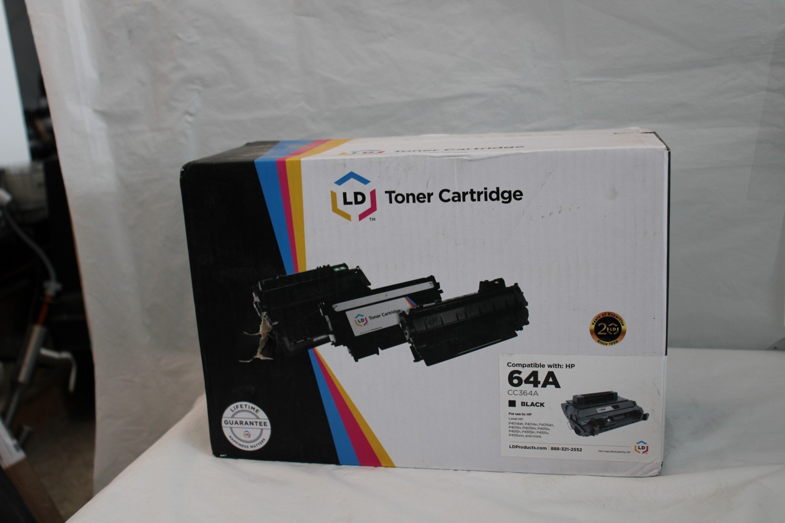 LD Products Replacement for HP 64 MICR 64A Toner CC364 CC364A P4515 4015 (Black)