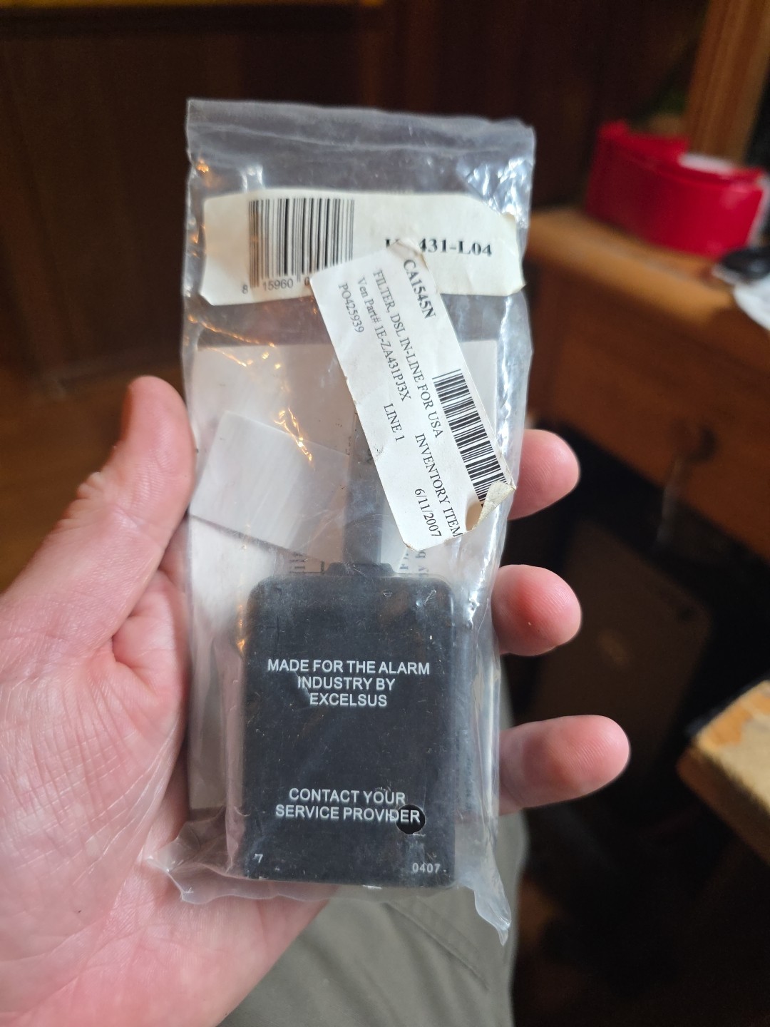 Excelsus Z-Blocker DSL Alarm Filter Z-A431PJ31X-A RJ31/38X for Alarm Panel