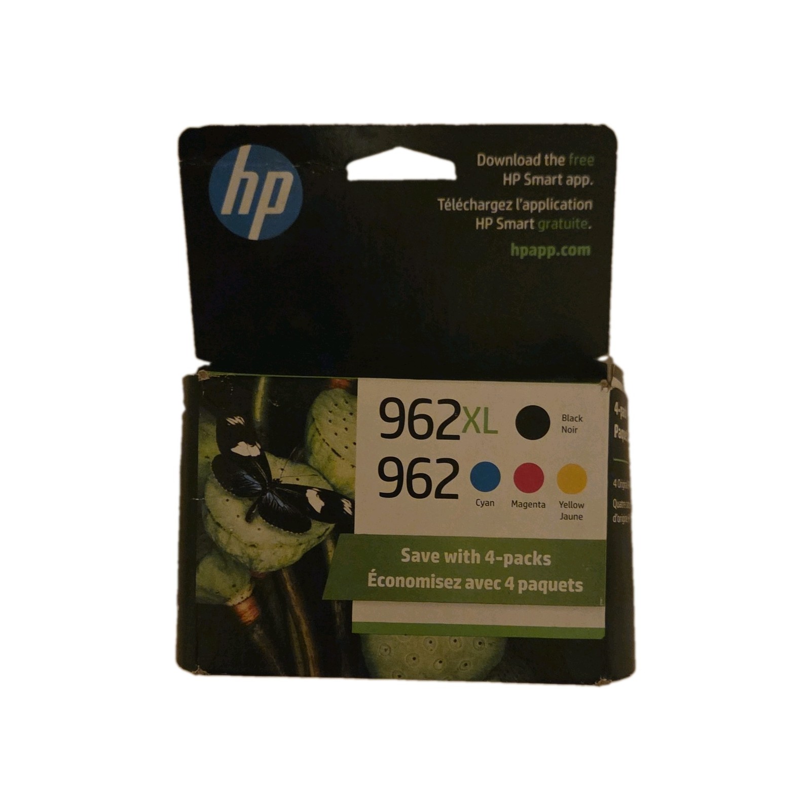 HP Genuine Original Inkjet Ink Cartridges 4-Pack BLACK AND COLOR
