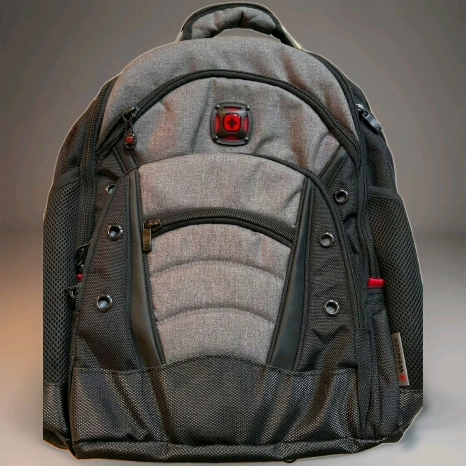 New Wenger® Synergy 16 " Laptop Backpack with Tablet Pocket ,Heather/Black, NWOT