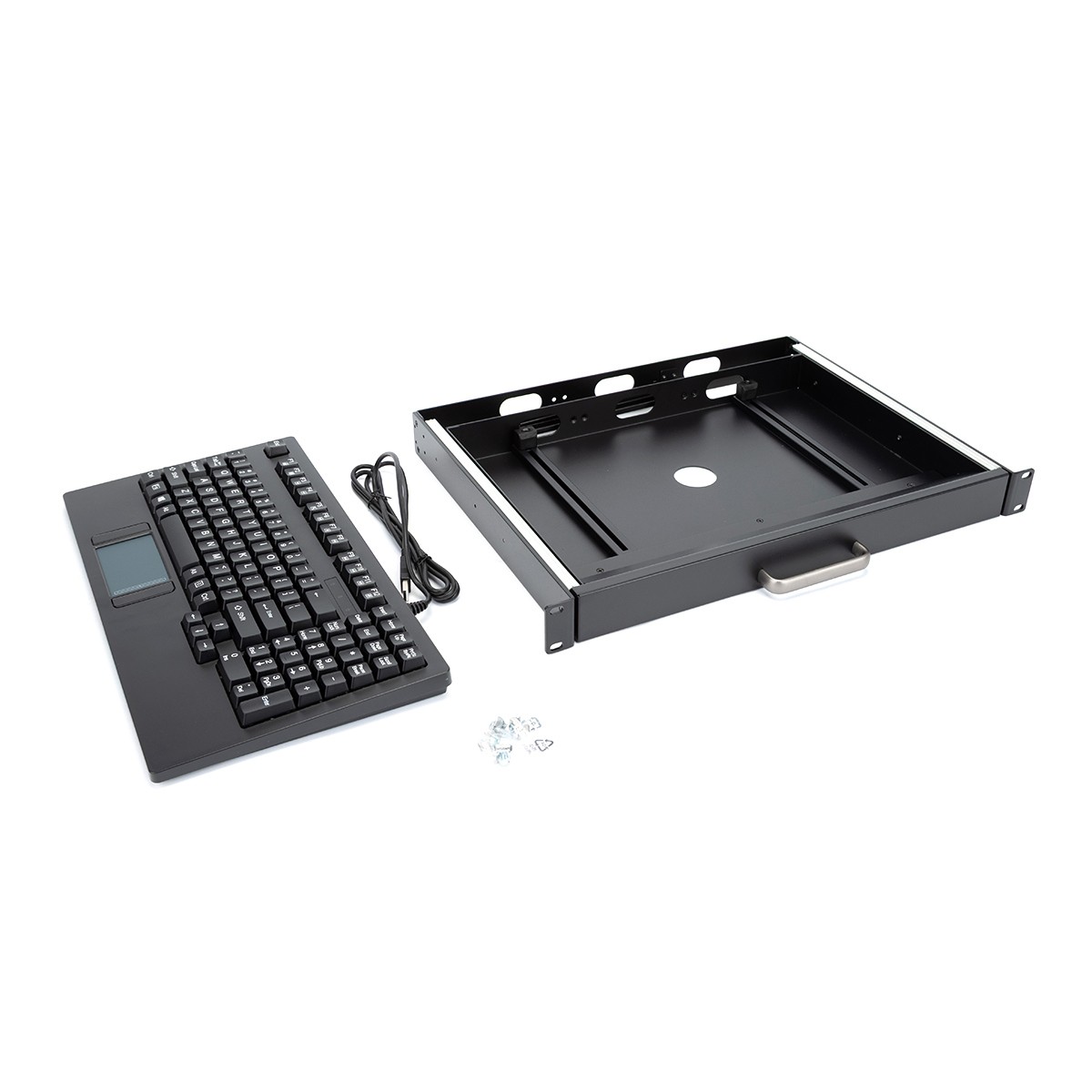 Adesso EasyTouch Rackmount Touchpad Keyboard with Rackmount (1 RU) - SKU#2044840