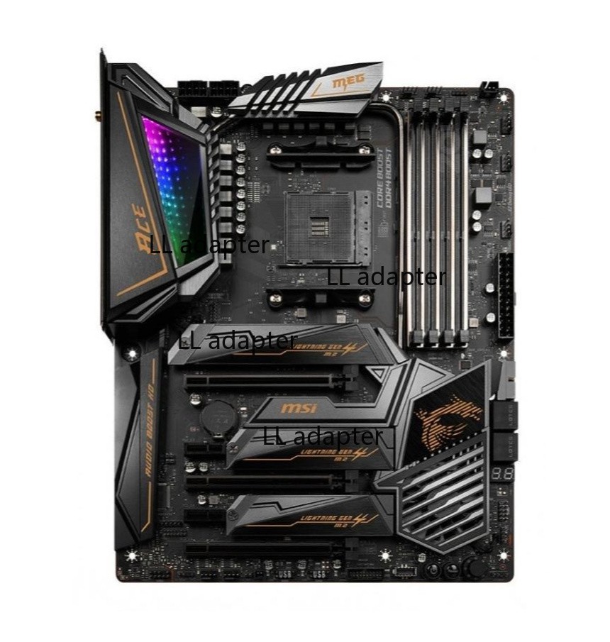 For MSI MEG X570 ACE motherboard X570 AM4 4*DDR4 128G ATX Tested ok