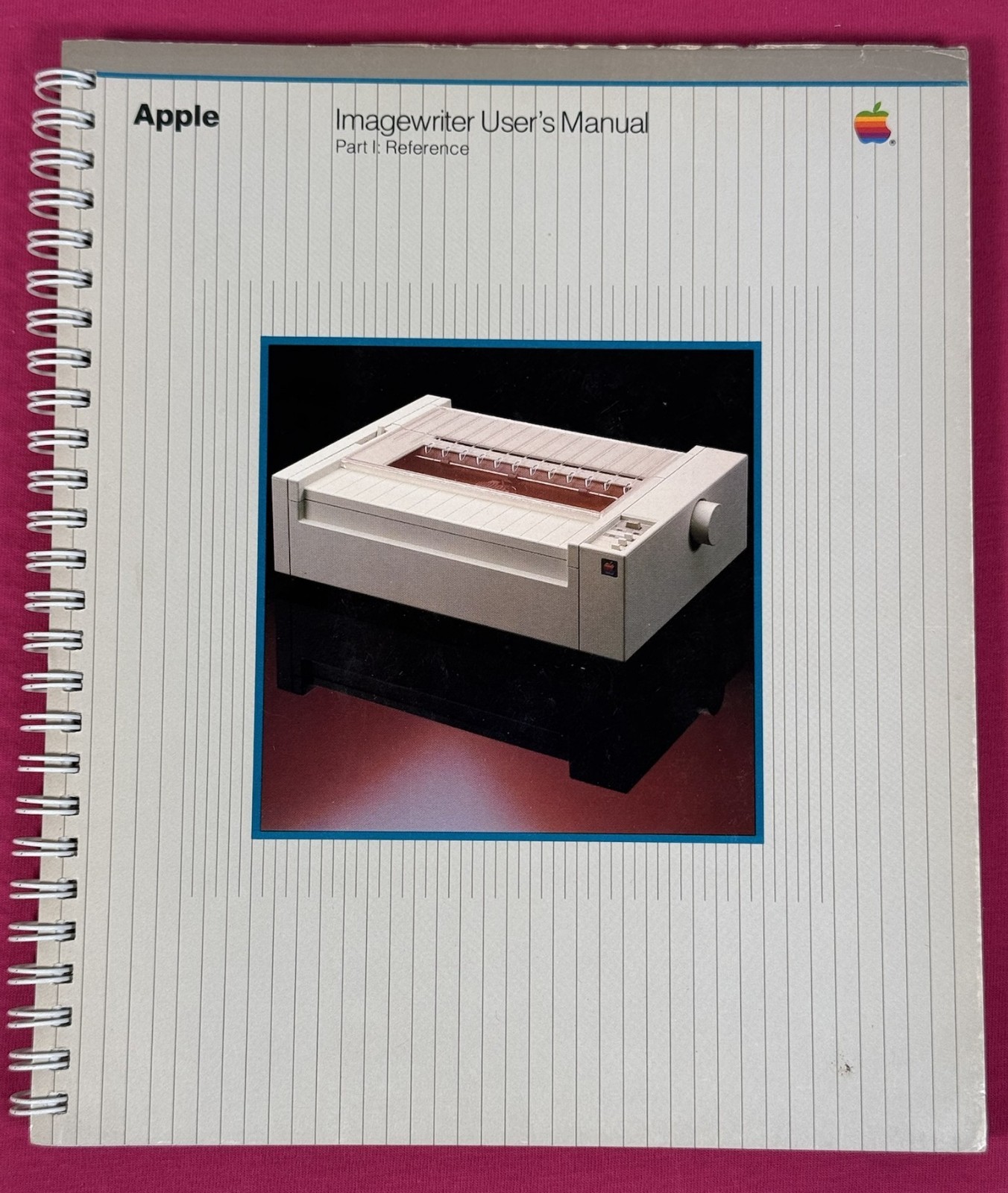 Apple Imagewriter User's Manual Part I Reference 1983 A9L0303 030-0730-A Vintage