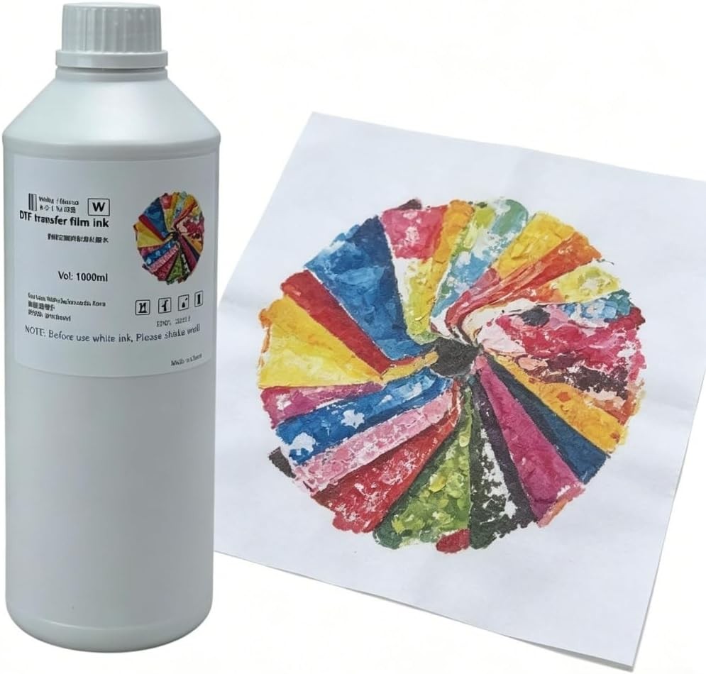 1000ML DTF White Ink Use for L1800 1390 L805 XP600 4720 I3200 XP-15000 No Clog