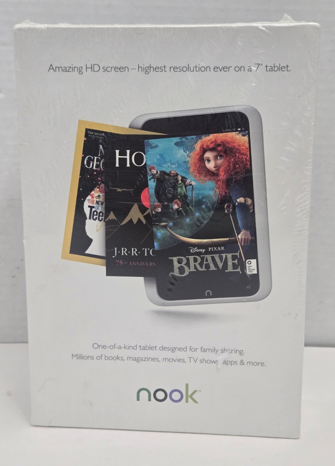 Barnes & Noble Nook Tablet 16GB Wi-Fi 7" HD Screen SEALED 2012