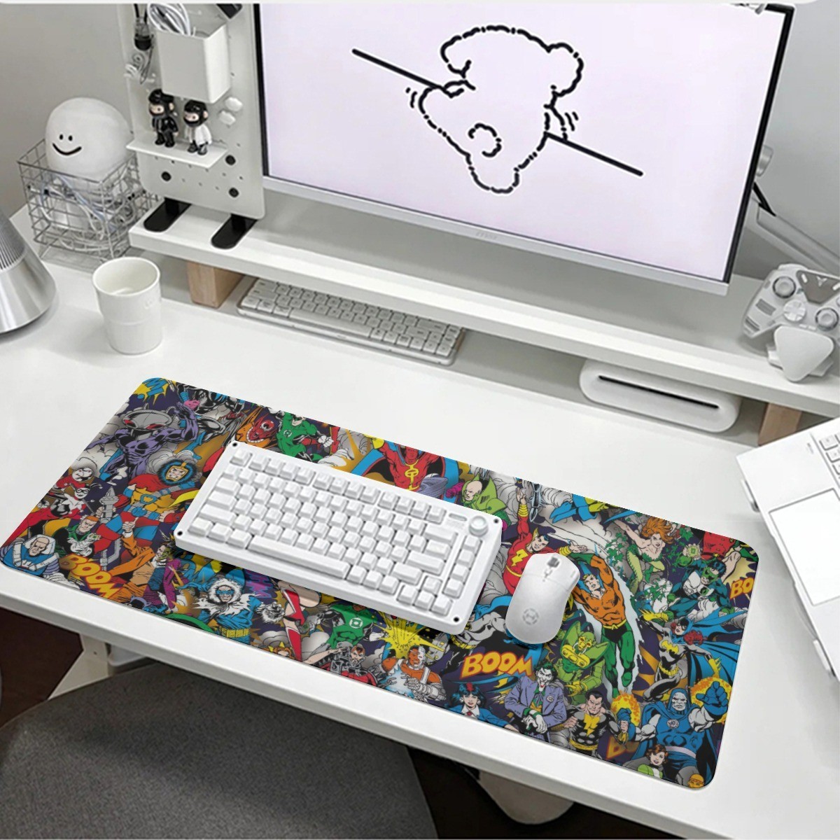 DC Comics Justice League Print Mouse Pads For Laptop Computer PC Gaming Office