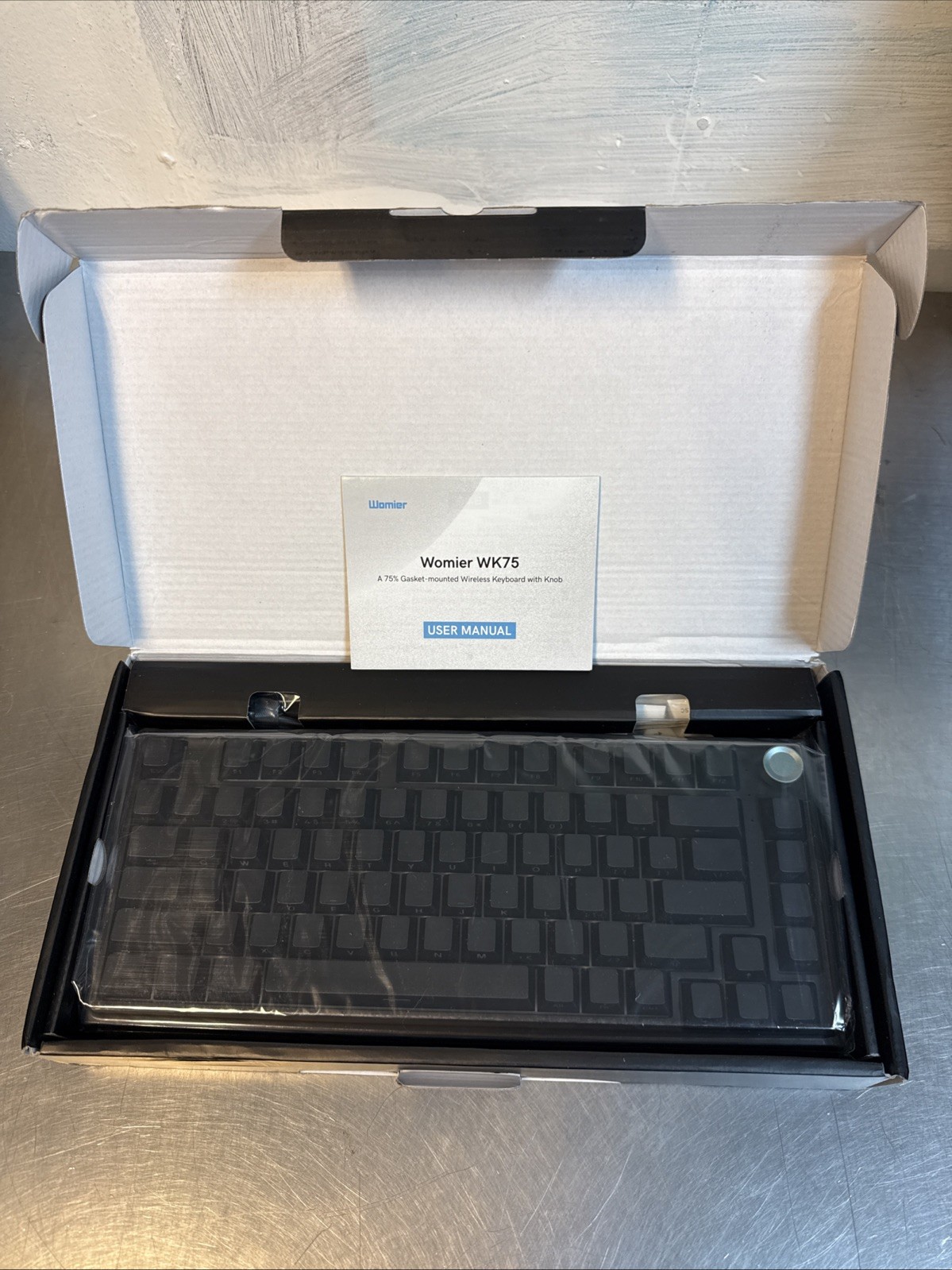 Womier WK75 Wireless Mechanical Keyboard 75% New Open Box
