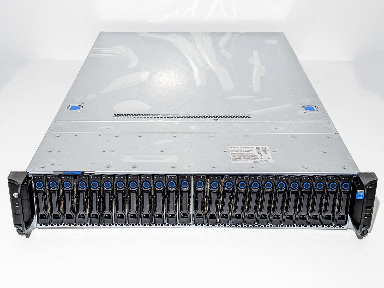 Quanta D51B-2U 24BAY 64GB DDR4 E5-2620 V3 SERVER RAID 4x10GBE 2X 1200W PSU