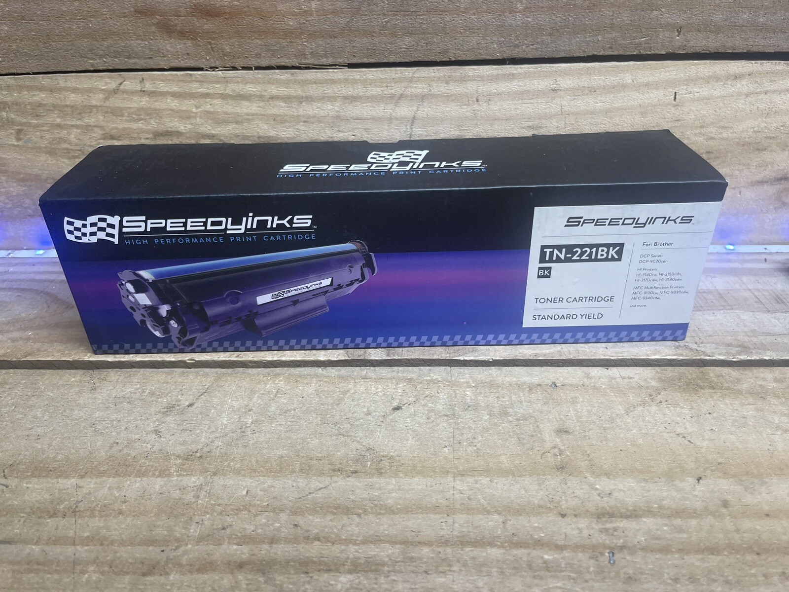 SpeedyInks High Performance Print Cartridge (MKTN221-BK) TN221BK 2500 Pages -NEW