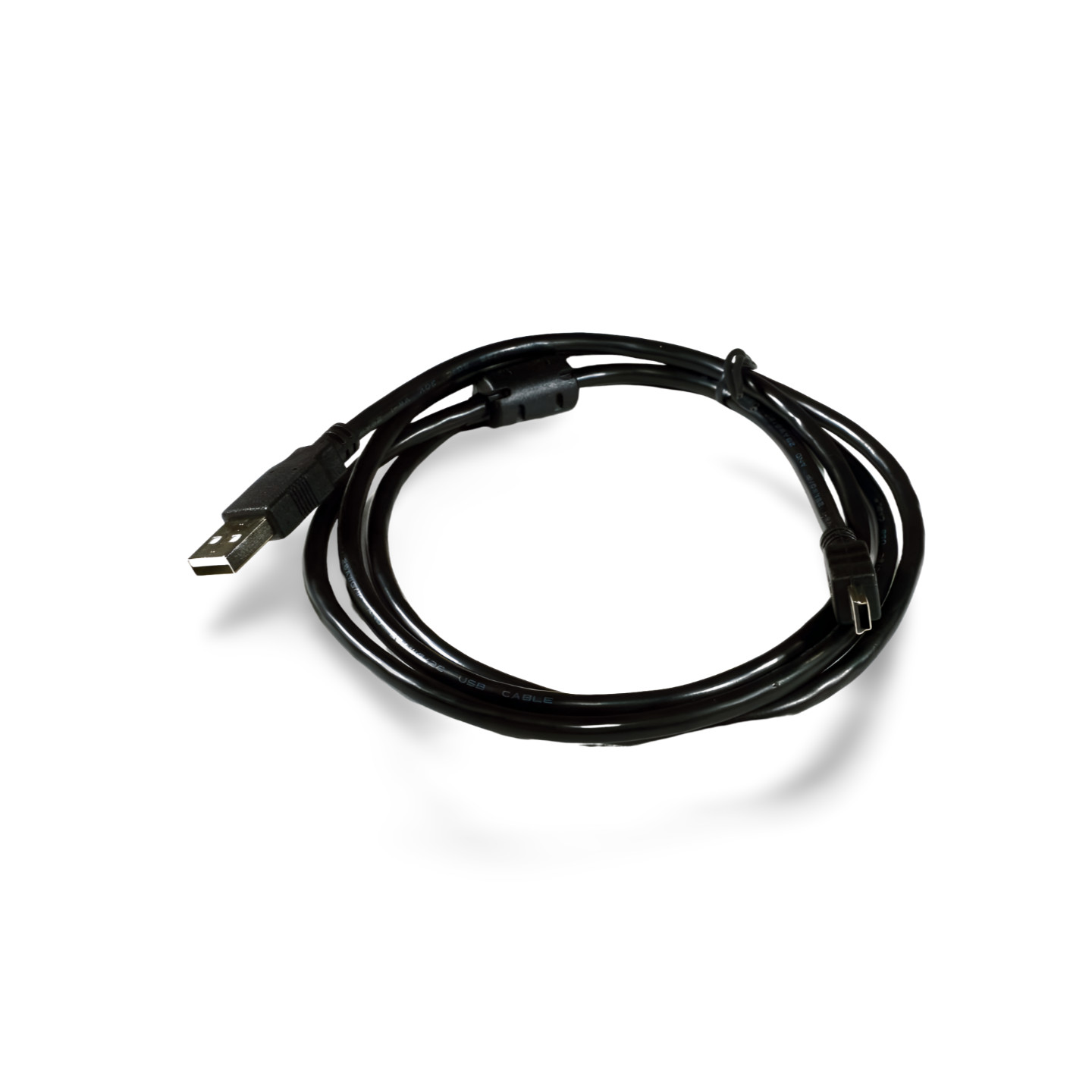 6ft USB Mini B Cable with Ferrite D1F - Black