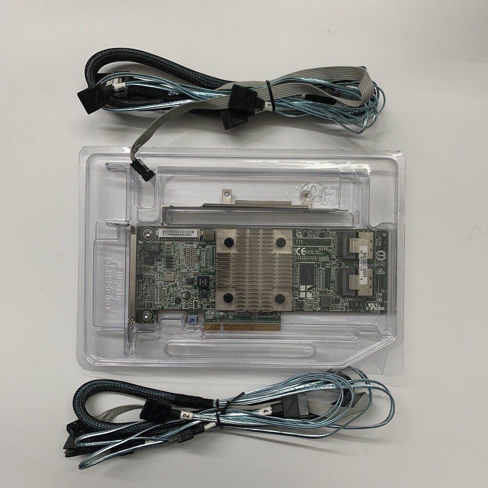 HP H240 SAS-3 12Gbps HBA Host Bus Adapter 779134-001 726907-B21+2PCS 8087 cable