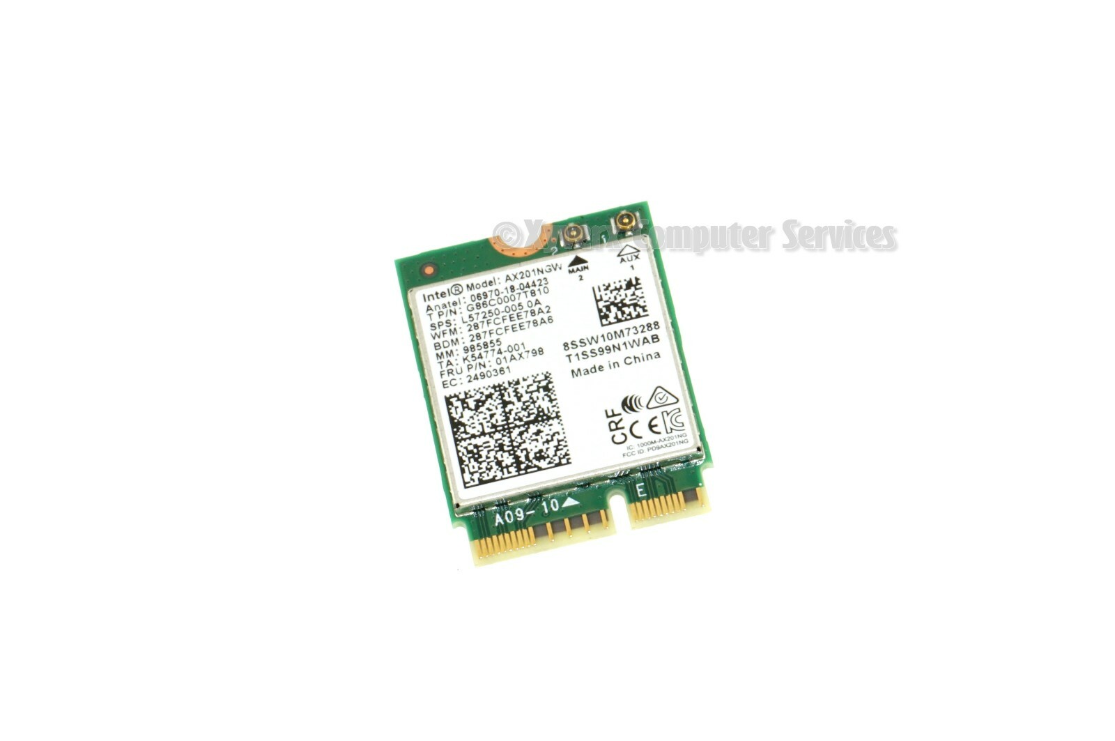 SW10M73288 AX201NGW GENUINE RAZER WIRELESS CARD RZ09-03101E52 (CB72)