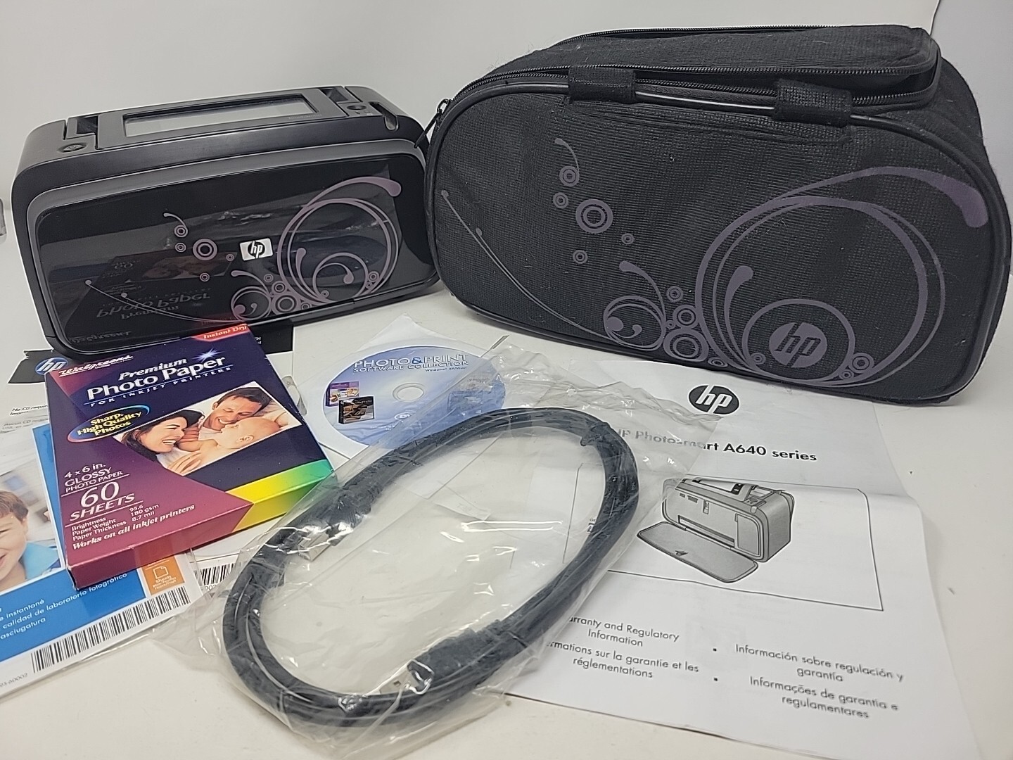 HP Photosmart A640 Series Portable Printer Photo Paper