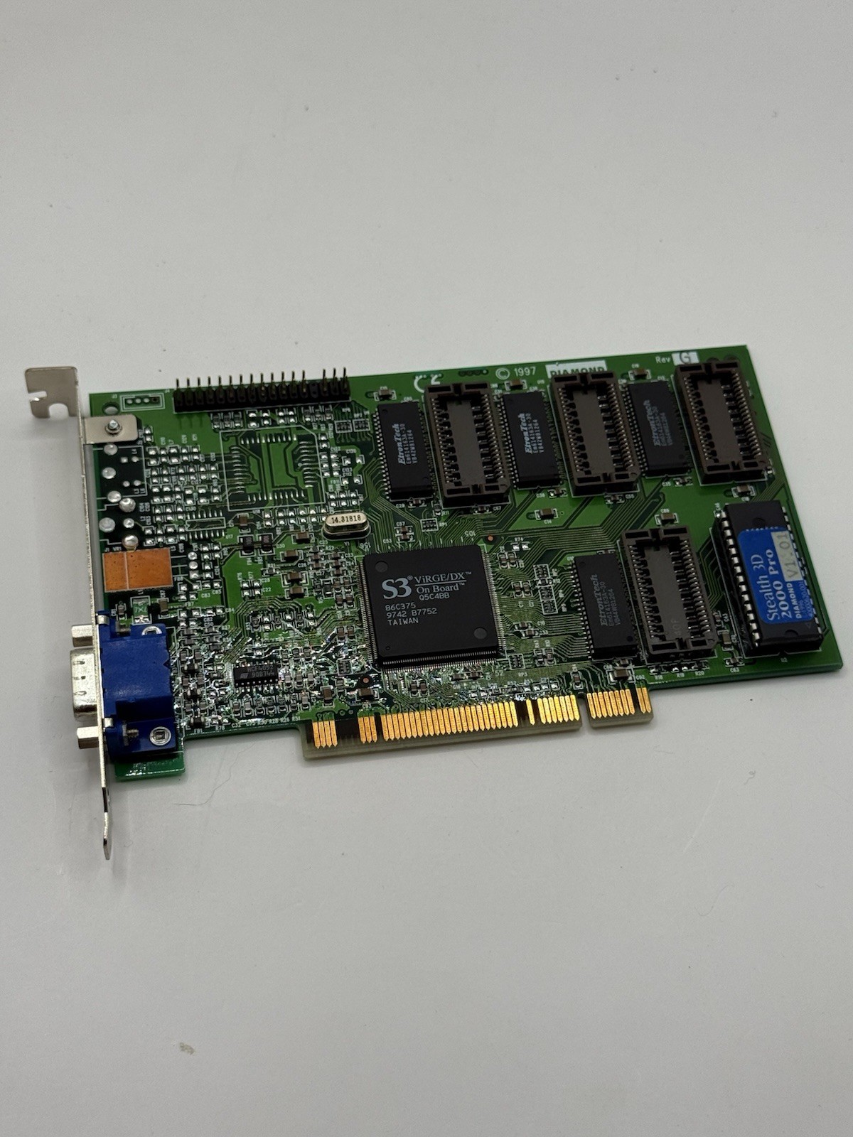 Vintage Retro Gaming Diamond Stealth 3d 2000 Pro Rev A 4MB - Clean Tested