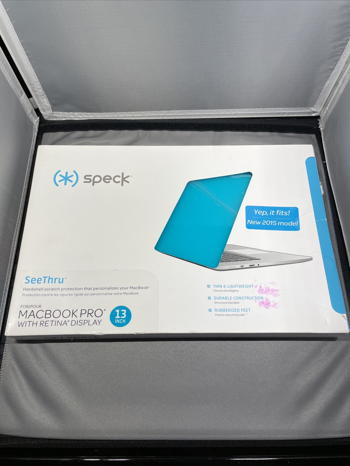 Speck SmartShell Transparent Case Macbook Pro Retina 13 Inch Mykonos Blue Used
