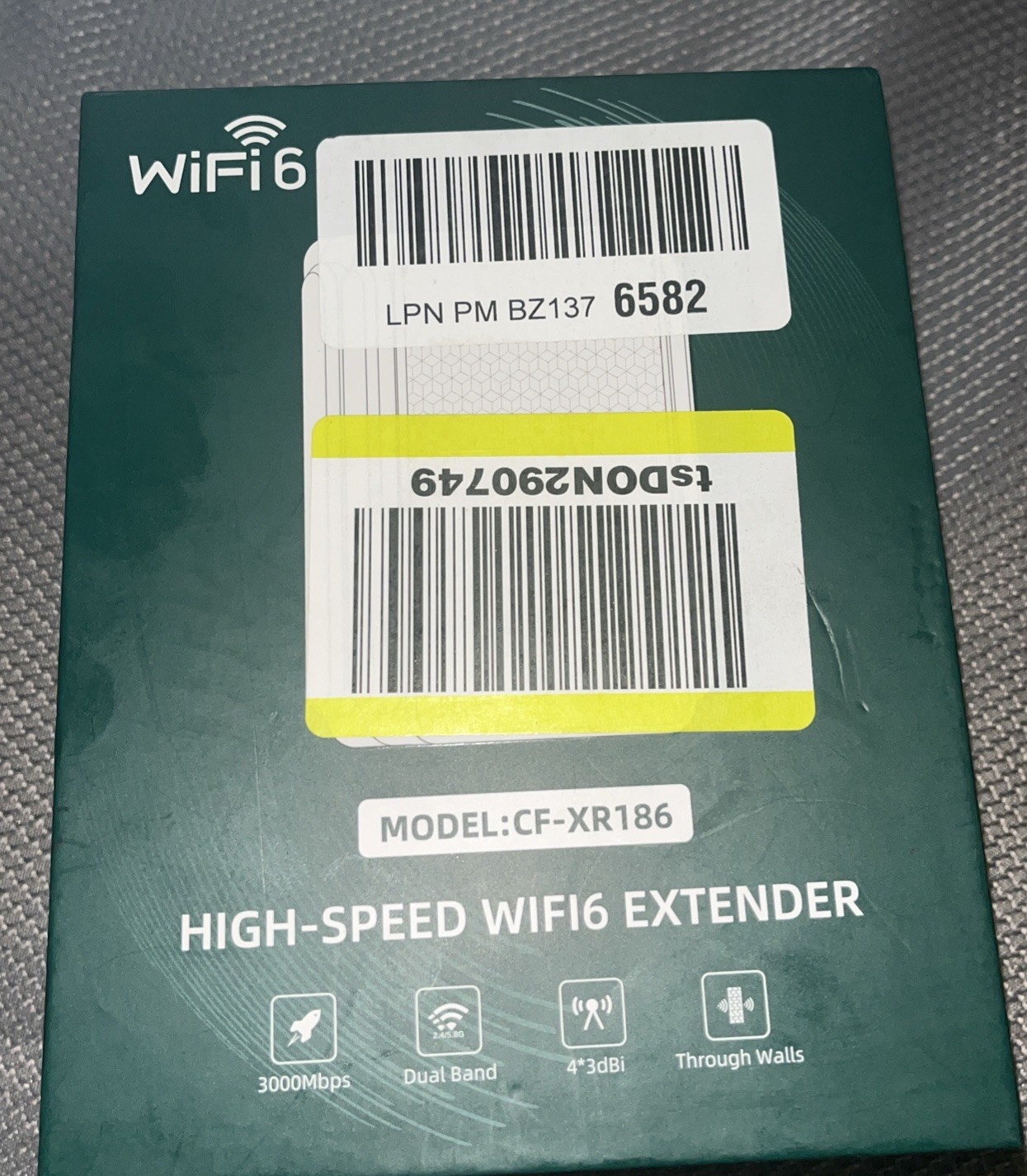 2024 Newest WiFi 6 Extender Signal Booster 2.4Gb/s Speed Longest Range 12,000sq.