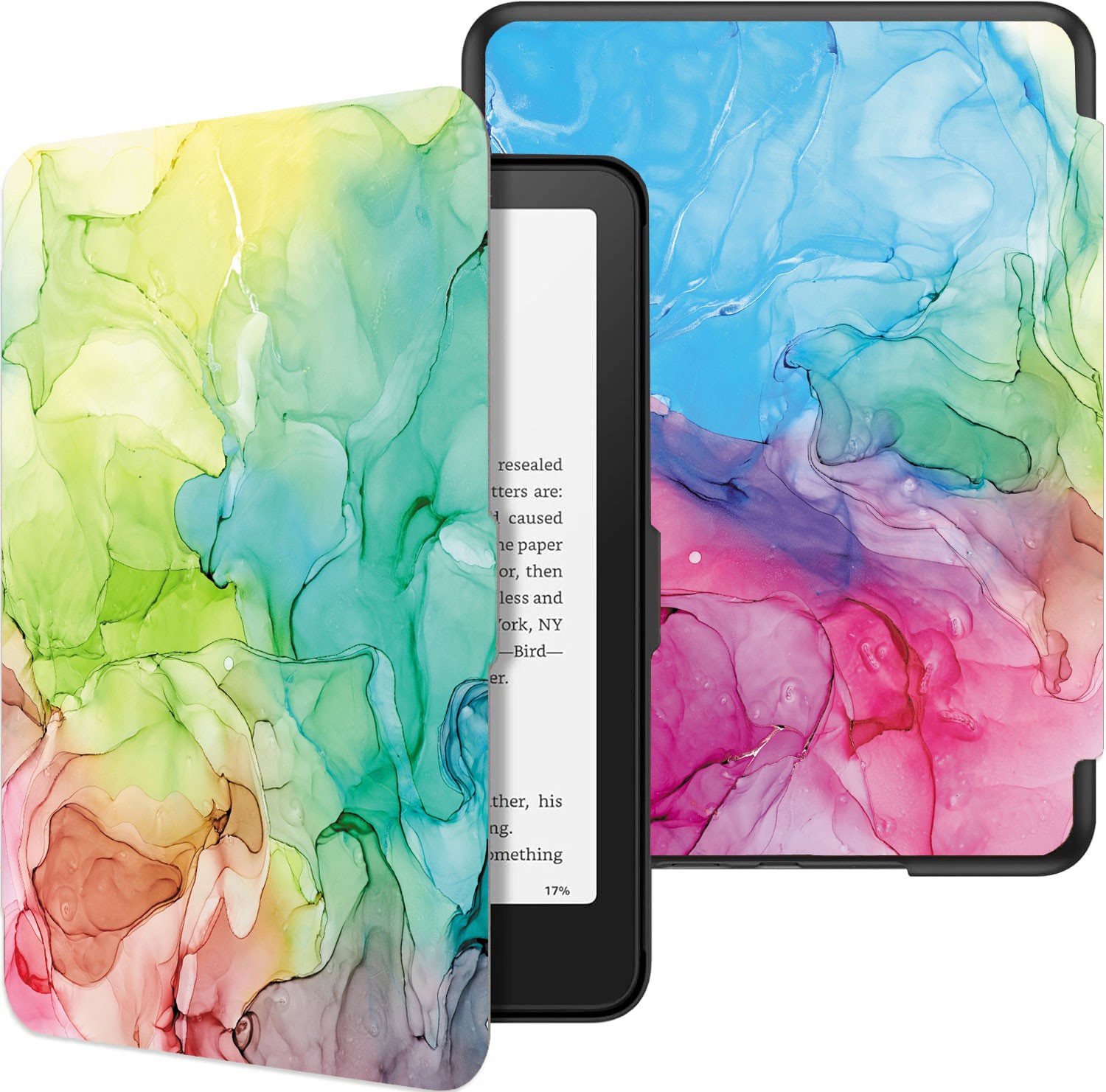 Color Flip Leather Case Cover For Kindle Paperwhite 1 2 3 4 5 Colorsoft 11/12th