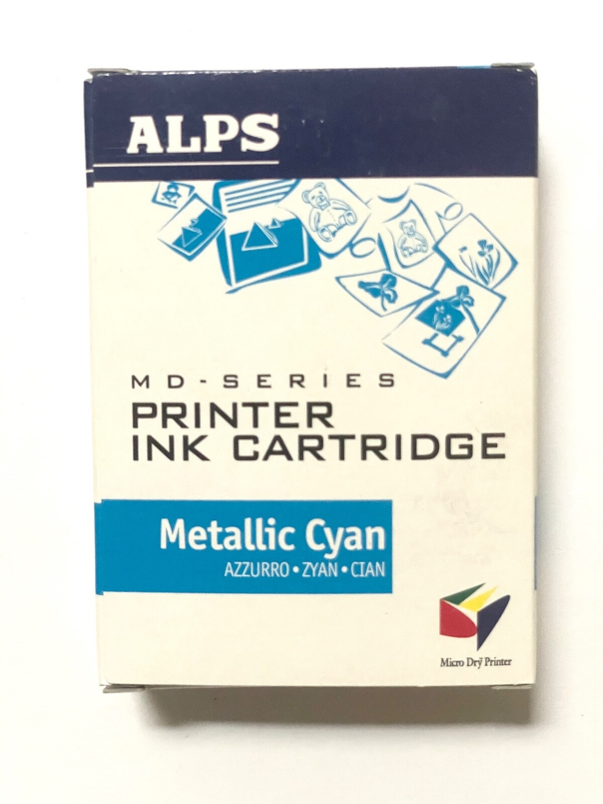 BRAND NEW ALPS Metallic Cyan Printer Ink MD SERIES