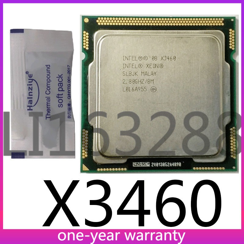 Intel Xeon X3460 2.8GHz/8M 4 Core 8 Threads LGA 1156 CPU ( Better than i7 860 )